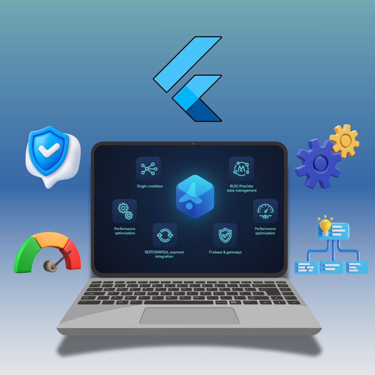 Flutter cross-platform apps